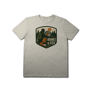 Nome do produto Camiseta Bennet & Fox - Aventura, Montanha e Natureza (Estilo Vintage Rústico)