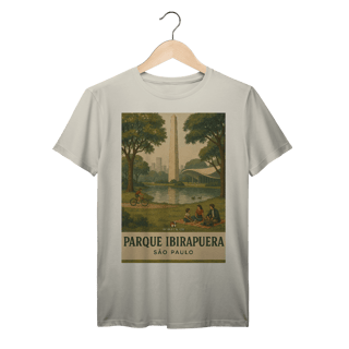 Nome do produto Camiseta Parque Ibirapuera – Nostalgia Paulistana, Estilo Vintage Bennet e Fox