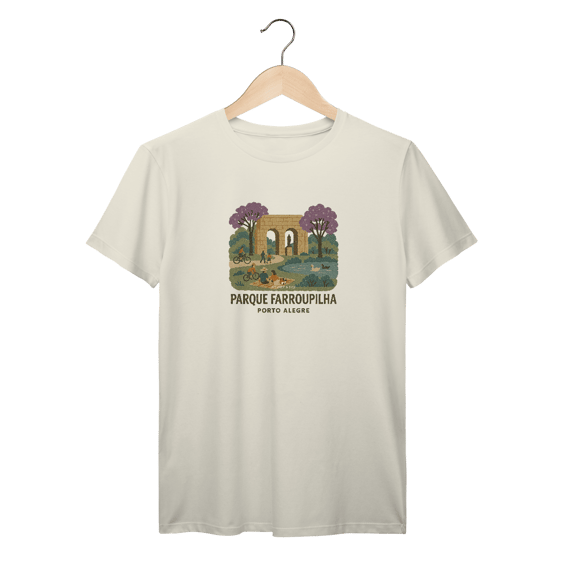 Camiseta Parque Farroupilha Porto Alegre - Memórias, Verde e Tradição Gaúcha