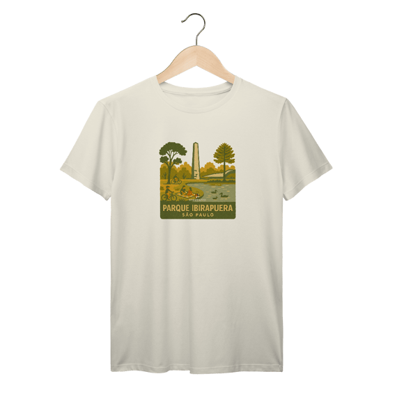 Camiseta Parque Ibirapuera São Paulo - Ícone Paulistano, Natureza e Lembranças Autênticas