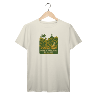 Nome do produto Camiseta Parque Nacional da Tijuca Rio de Janeiro - Natureza Selvagem, História e Aventura Carioca
