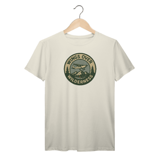 Nome do produto Camiseta Avião Bennet e Fox - Voando Sobre o Alaska Selvagem