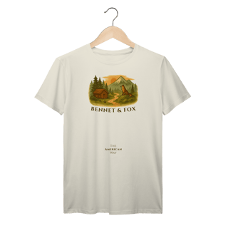 Nome do produto Camiseta Unissex The American Way | Natureza e Liberdade Vintage