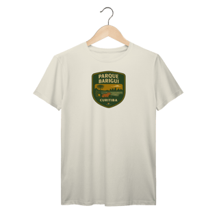 Nome do produto Camiseta Masculina Parque Barigui Curitiba | Linha Prime Vintage