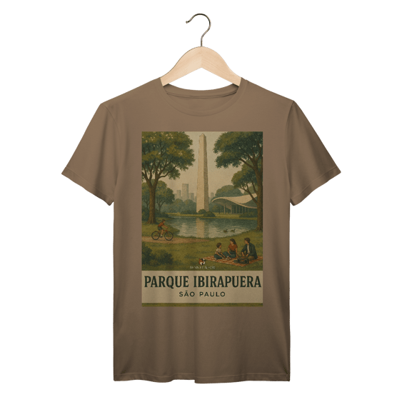 Camiseta Parque Ibirapuera – Nostalgia Paulistana, Estilo Vintage Bennet e Fox