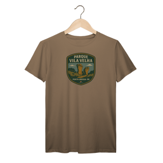 Nome do produto Camiseta Masculina Parque Vila Velha Prime | Geologia Premium