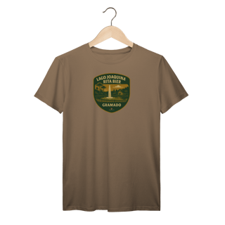 Nome do produto Camiseta Masculina Lago Joaquina Rita Bier Prime | Natal Luz Gramado