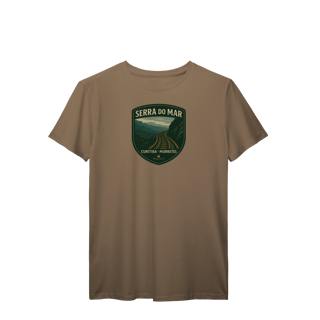 Nome do produto Camiseta Masculina Serra do Mar Prime | Trem Curitiba-Morretes Vintage