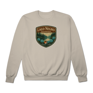 Nome do produto Moletom Lago Negro Gramado - Arte Autoral, Souvenir Premium | Bennet & Fox