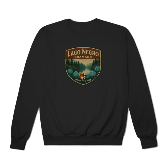 Moletom Lago Negro Gramado - Arte Autoral, Souvenir Premium | Bennet & Fox