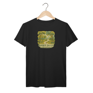 Nome do produto Camiseta Parque da Luz Florianópolis - Histórias, Natureza e O Melhor de Floripa no Peito