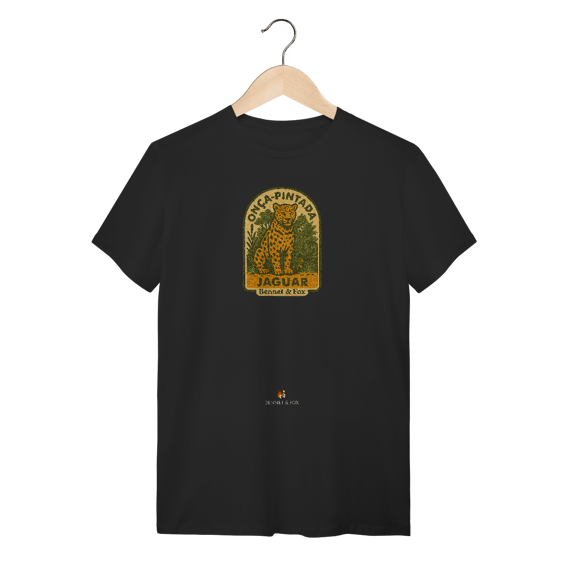 Camiseta Onça Pintada - Coleção Animais do Brasil Bennet & Fox