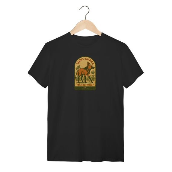Camiseta Lobo Guará - Coleção Animais do Brasil Bennet & Fox