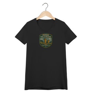 Nome do produto Camiseta Feminina Parque Vila Velha Aventureira | Geologia Vintage
