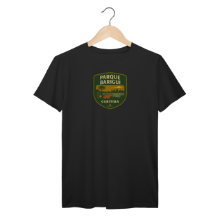 Nome do produto Camiseta Masculina Parque Barigui Curitiba | Linha Prime Vintage