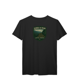 Nome do produto Camiseta Masculina Serra do Mar Prime | Trem Curitiba-Morretes Vintage