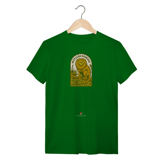 Camiseta Mico-Leão-Dourado - Coleção Animais do Brasil Bennet & Fox