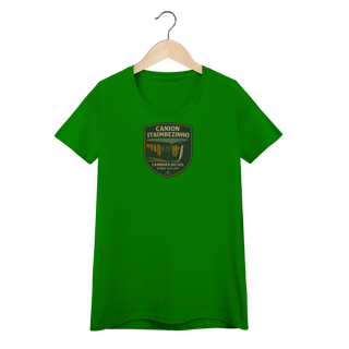 Nome do produto Camiseta Feminina Cânion Itaimbezinho Aventureira | Serra Gaúcha Vintage
