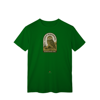 Nome do produto Camiseta Unissex Coruja-Buraqueira | Fauna Brasileira