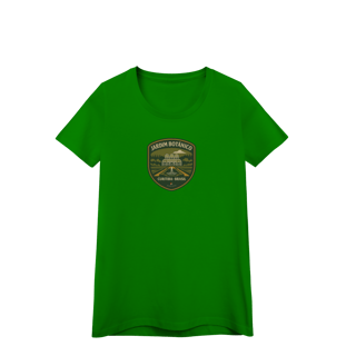 Nome do produto Camiseta Feminina Jardim Botânico Curitiba | Linha Aventureira Vintage
