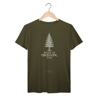 Nome do produto Camiseta Made in Oregon – Douglas Fir, Símbolo do Oregon