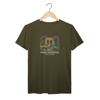 Nome do produto Camiseta Parque Farroupilha Porto Alegre - Memórias, Verde e Tradição Gaúcha
