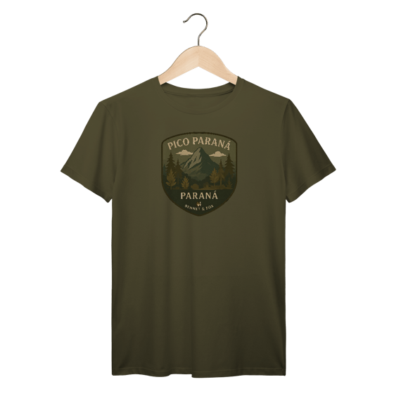 Camiseta Pico Paraná Prime - Algodão Penteado 175 g