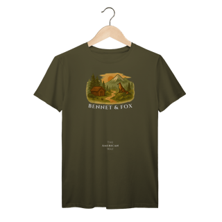 Nome do produto Camiseta Unissex The American Way | Natureza e Liberdade Vintage