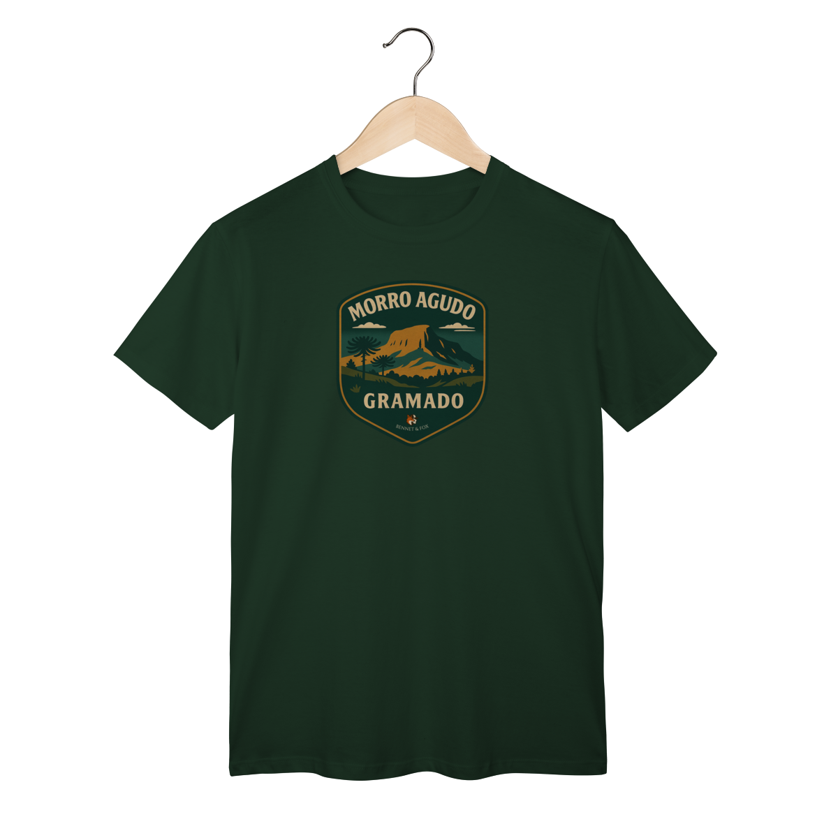 T-Shirt Classic Camiseta Unissex Morro Agudo Gramado Serra