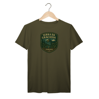 Camiseta Masculina Serra da Graciosa Prime | Estrada Cênica Vintage
