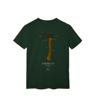Nome do produto Camiseta Unissex Machado Americano | Estilo Buschcraft Vintage