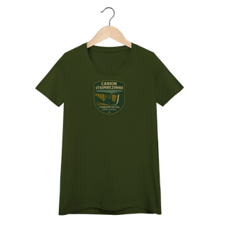 Nome do produto Camiseta Feminina Cânion Itaimbezinho Aventureira | Serra Gaúcha Vintage