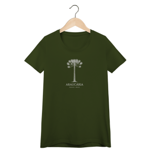 Nome do produto Camiseta Feminina Araucária Aventureira | Símbolo do Paraná Vintage