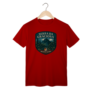 Nome do produto Camiseta Serra da Graciosa | Bennet e Fox – Natureza, Montanha e Paraná
