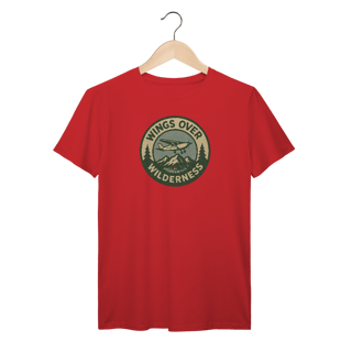 Nome do produto Camiseta Avião Bennet e Fox - Voando Sobre o Alaska Selvagem