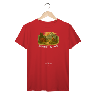 Nome do produto Camiseta Unissex The American Way | Natureza e Liberdade Vintage