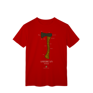 Nome do produto Camiseta Unissex Machado Americano | Estilo Buschcraft Vintage