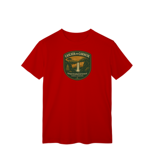 Nome do produto Camiseta Unissex Cascata do Caracol | Canela Serra Gaúcha