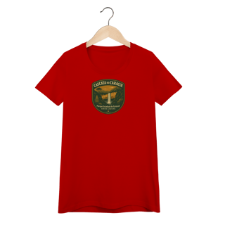Nome do produto Camiseta Feminina Cascata do Caracol Aventureira | Serra Gaúcha