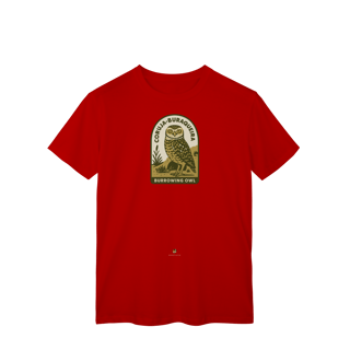 Nome do produto Camiseta Unissex Coruja-Buraqueira | Fauna Brasileira