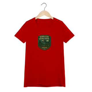 Nome do produto Camiseta Feminina Serra da Graciosa Aventureira | Estrada Cênica Vintage