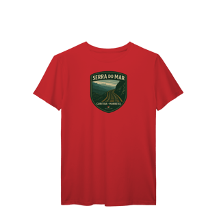 Nome do produto Camiseta Masculina Serra do Mar Prime | Trem Curitiba-Morretes Vintage