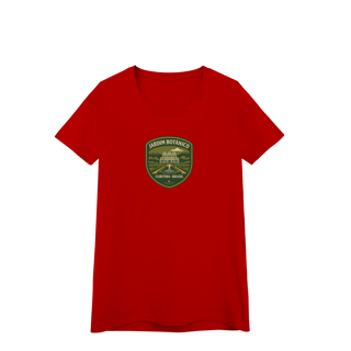 Nome do produto Camiseta Feminina Jardim Botânico Curitiba | Linha Aventureira Vintage