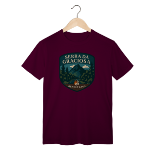 Nome do produto Camiseta Serra da Graciosa | Bennet e Fox – Natureza, Montanha e Paraná