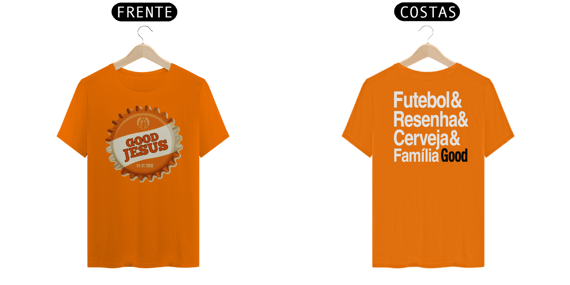 Camiseta -Cliente Familia  Good Jesus - Laranja -