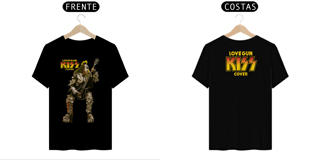 Camiseta Preta Kiss Love Gun (Itapira) Cliente 