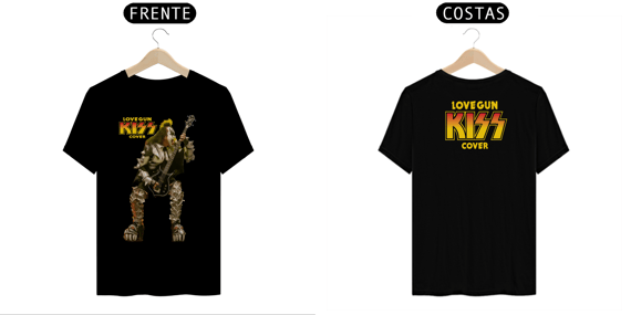 Camiseta Preta Kiss Love Gun (Itapira) Cliente 