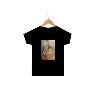 Camiseta infantil preta (Filha e Mãe)