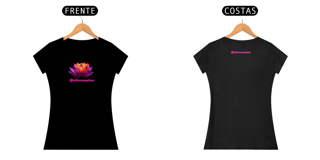 Nome do produto Camiseta Flor e Alma