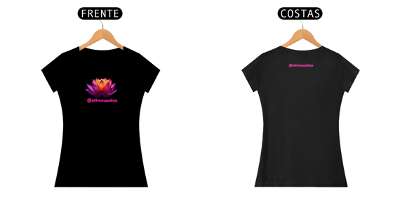 Camiseta Flor e Alma